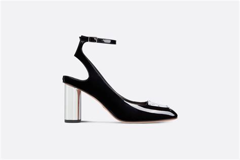 dior la parisienne shoes|La Parisienne Dior Slingback Pump Black Patent .